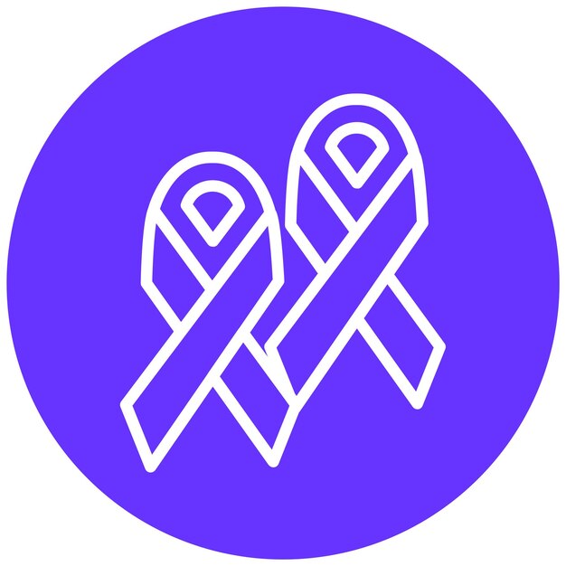 Vector Design Reminder Ribbon Icon Style