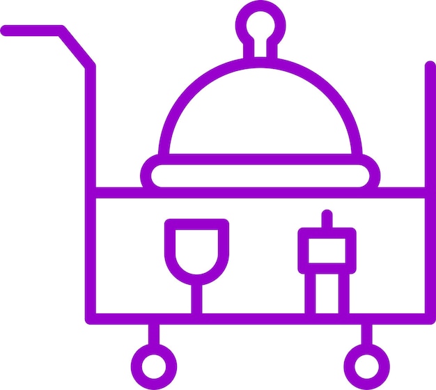 Vector vector design room service icon style