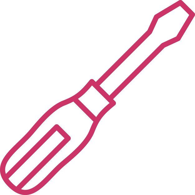 Vector vector design screwdriver icon style