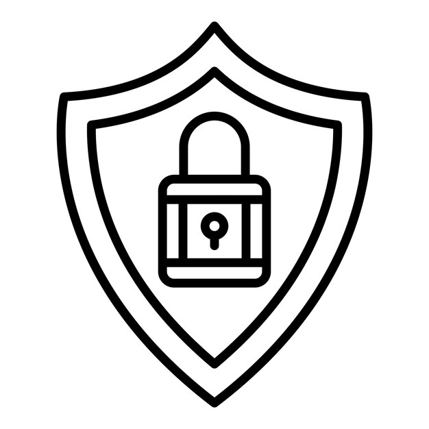 Vector Design Shield Icon Style