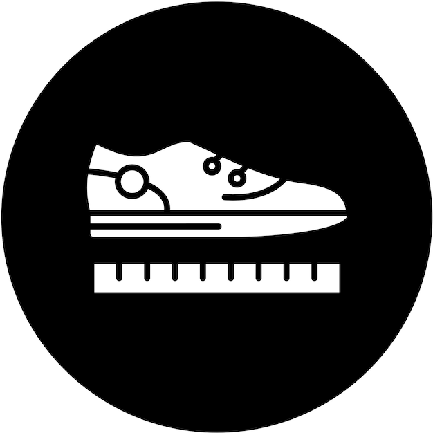 Vector Design Shoe Size Icon Style