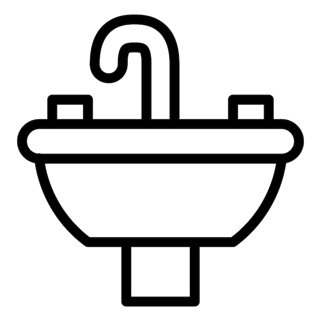 Vector Design Sink Icon Style