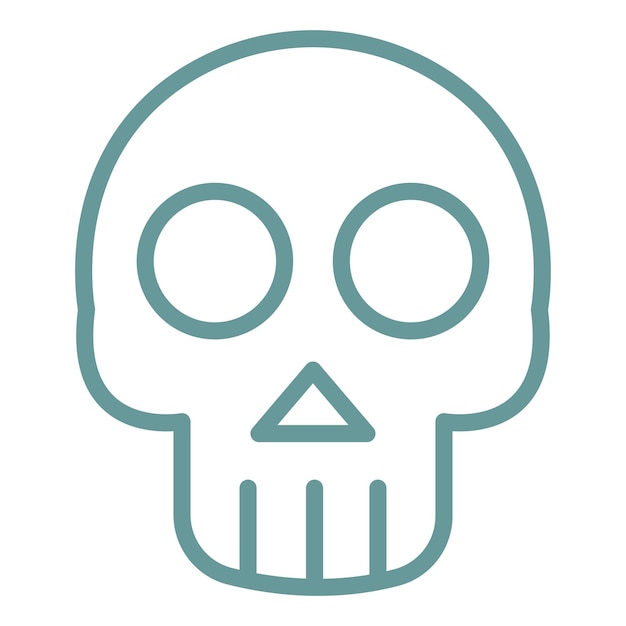 Vector vector design skull icon style