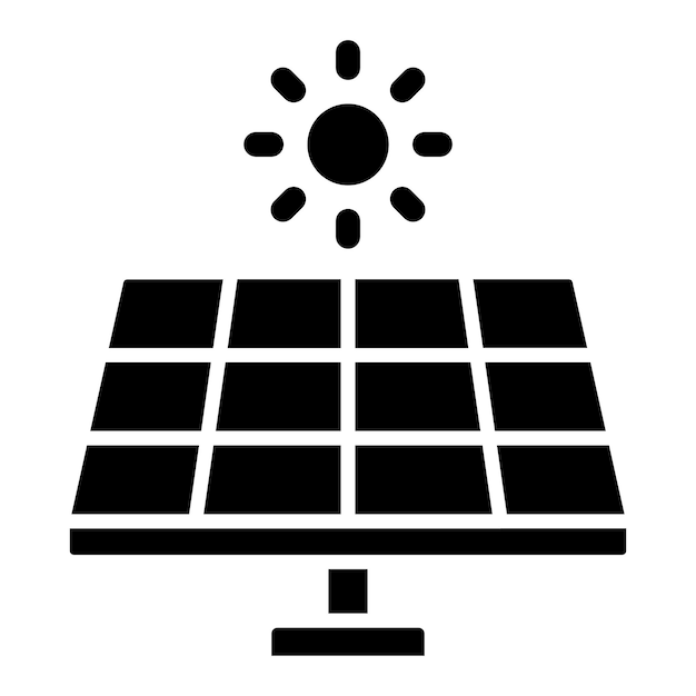 Vector Design Solar Panel Icon Style