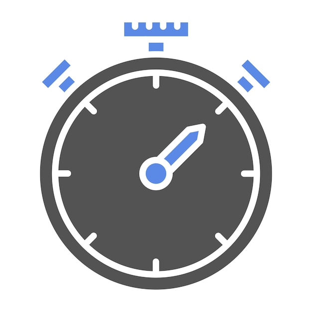 Vector Design Stopwatch Icon Style