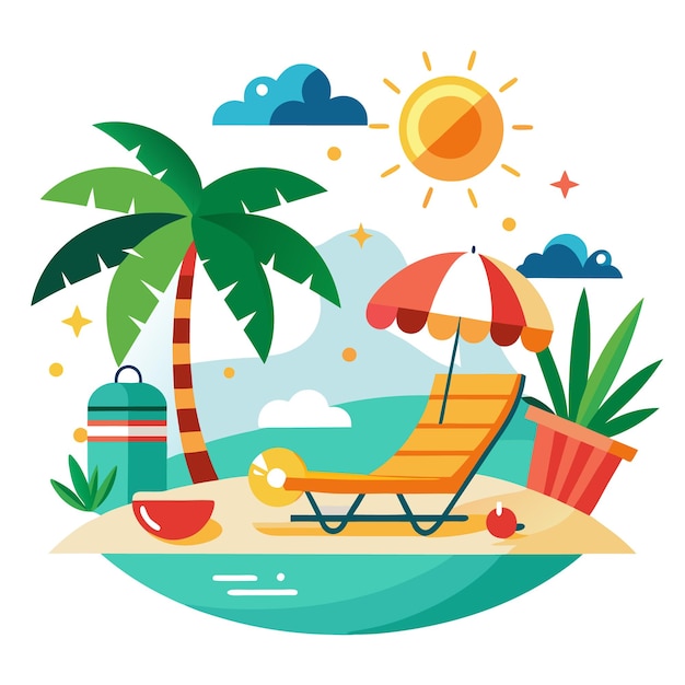 Vector vector design of summer relaxation