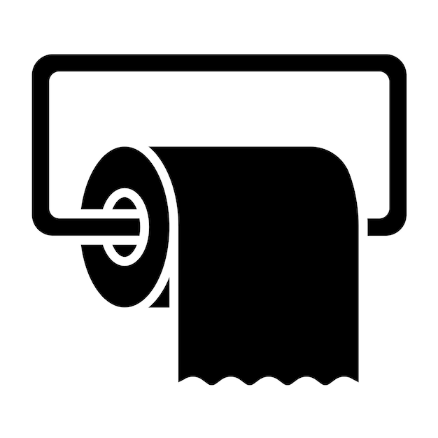 Vector Design Tissue Roll Icon Style