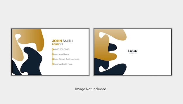 Vector vector design unique professional business card template