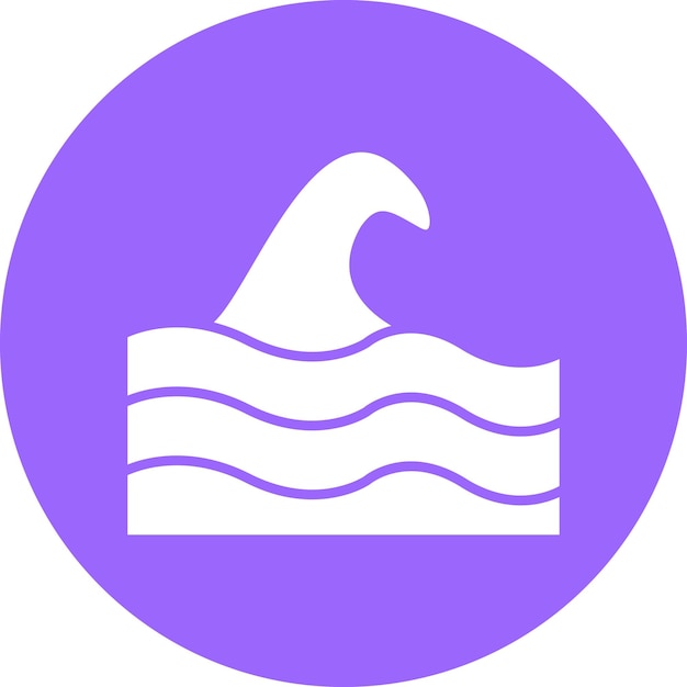 Vector Design Wave Icon Style