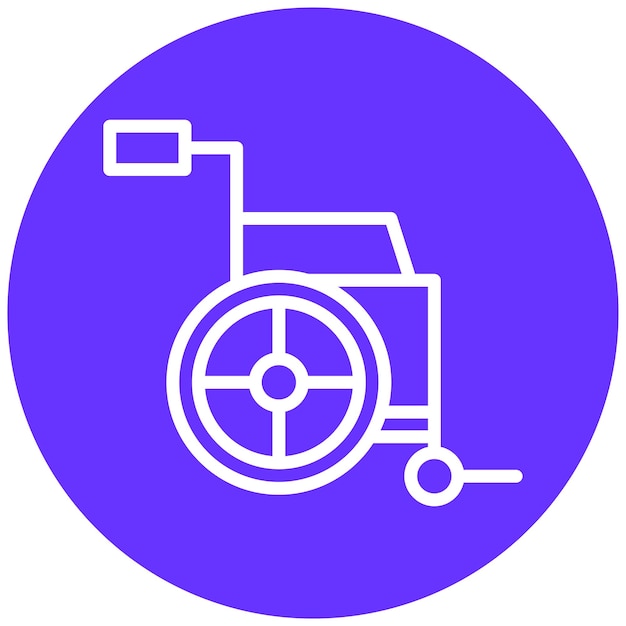 Vector vector design wheelchair icon style