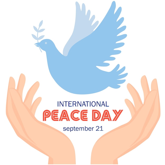 Vector design for World Peace Day September 21.