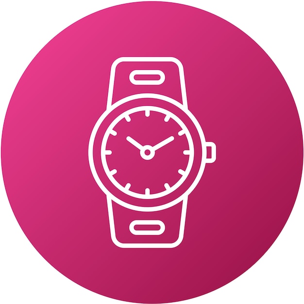 Vector Design Wristwatch Icon Style