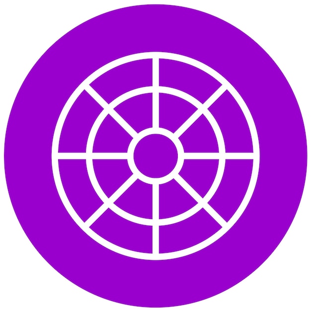 Vector Design Zodiac Wheel Icon Style