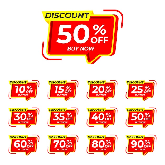 vector discount sale template banner