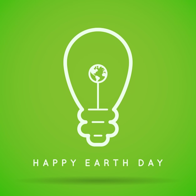 Vector Earth Day Eco Day Illustration