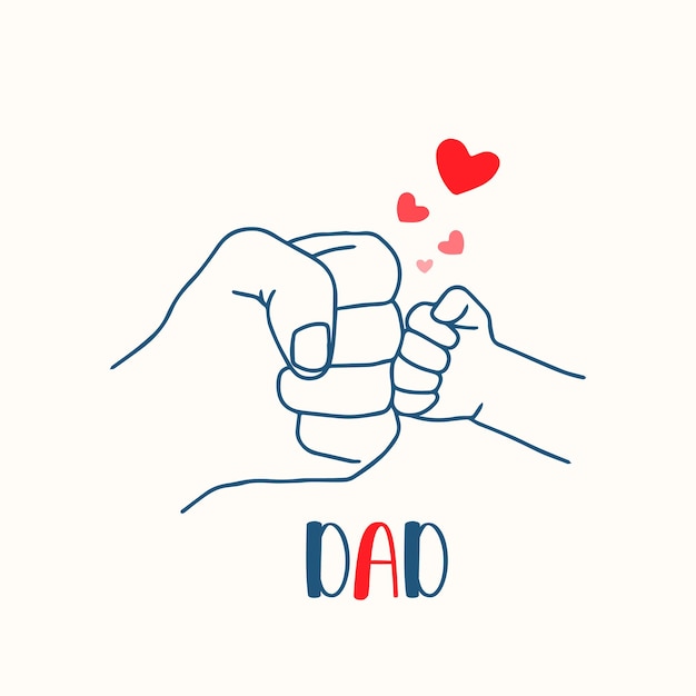 Vector vector elegant style happy fathers day celebration template design