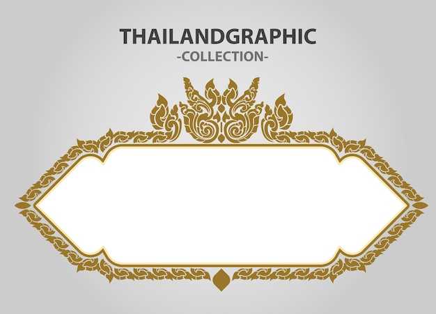 Vector vector element ethnic decorative ornament ethnic thai illustration