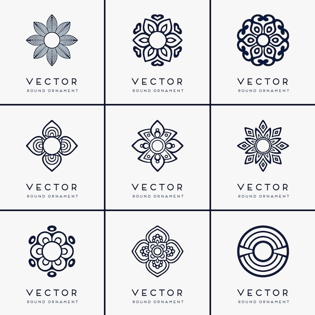 Vector ethnic mandala