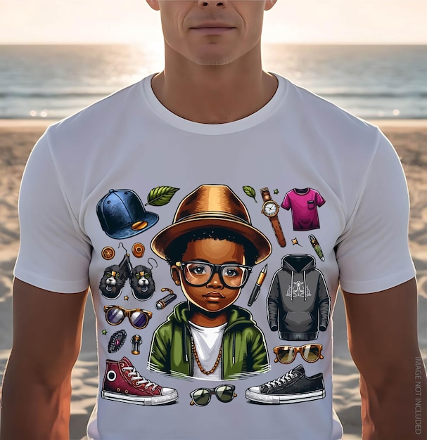 Vector vector fashion stylish boy t shirt design and illustration