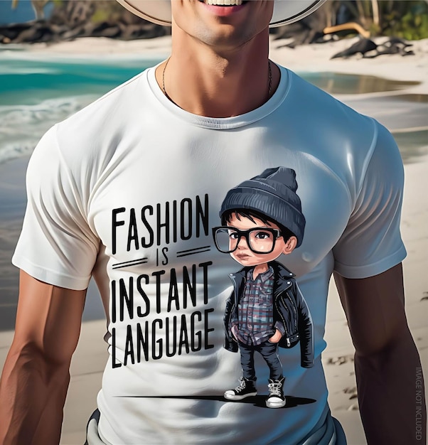 Vector vector fashion stylish boy t shirt design and illustration