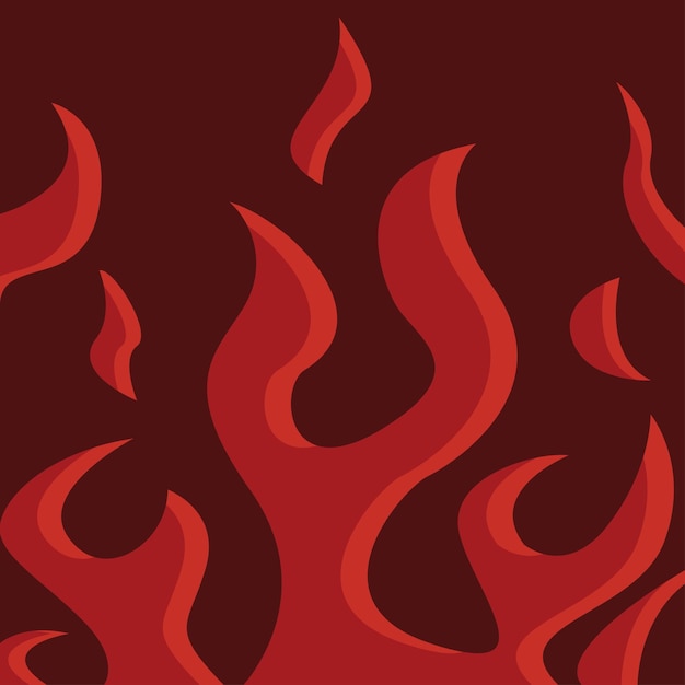 Vector vector fire flame patterned background