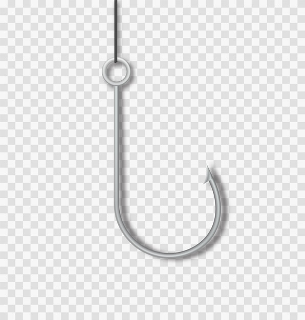 Vector fishing hook