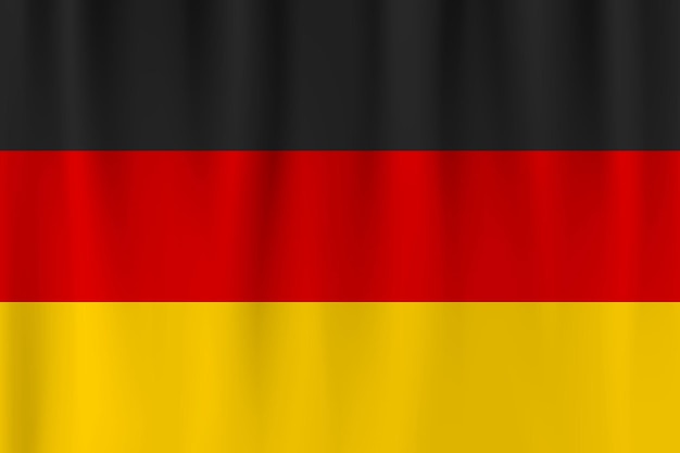 Vector flag of Germany Germany waving flag background