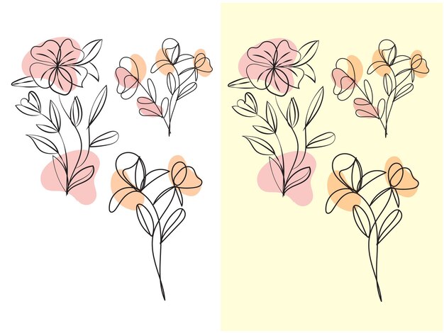 vector floral decorative elements