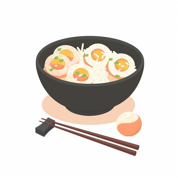 vector food chinese illustration asian restaurant design isolated dinner symbol icon mea