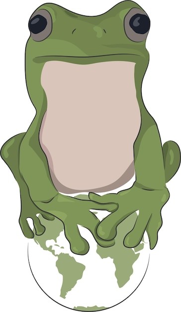 Vector vector frog