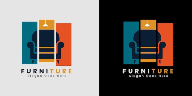 Vector furniture logo design