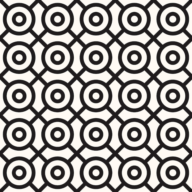 Vector Geometric Abstract Seamless Monochrome Pattern Texture Repeating Background