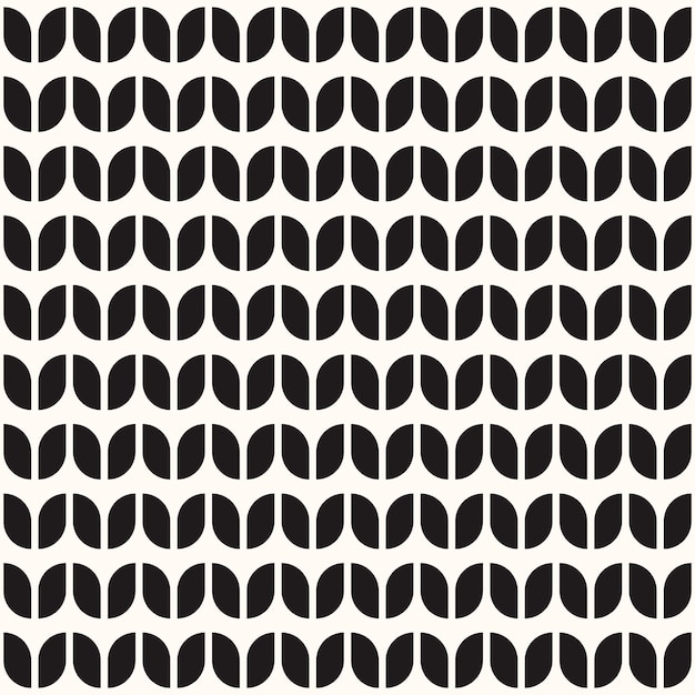 Vector Geometric Abstract Seamless Monochrome Pattern Texture Repeating Background