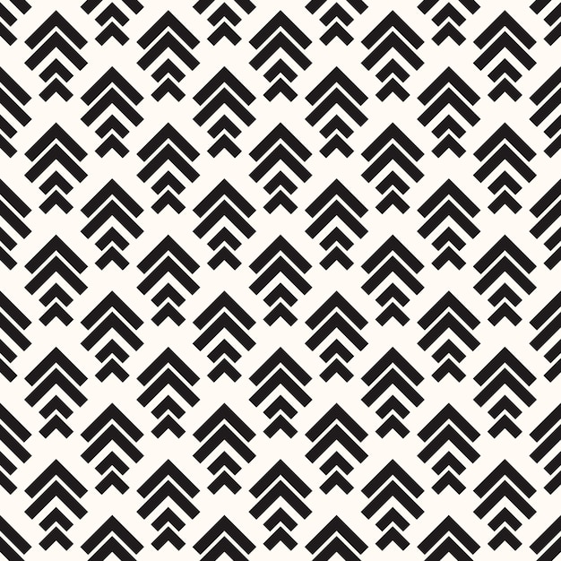 Vector Geometric Abstract Seamless Monochrome Pattern Texture Repeating Background