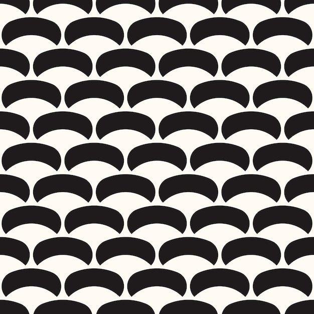 Vector Geometric Abstract Seamless Monochrome Pattern Texture Repeating Background