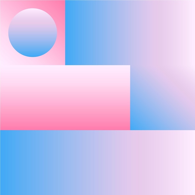 Vector Geometric Smooth blue pink gradient Background in Material Design style Simple Minimalistic Colorful Pattern based on Grid and keyline shapes Artwork Business Web Presentation Cover Fabric