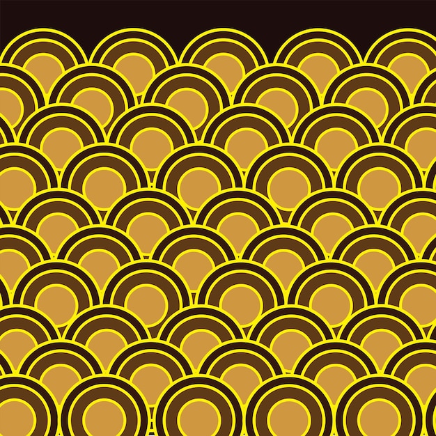 vector geometry with golden scales pattern