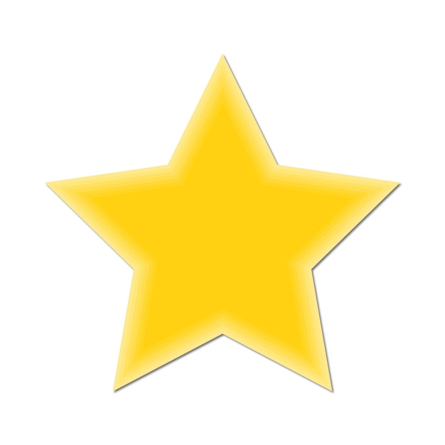 Vector gold star golden star icon