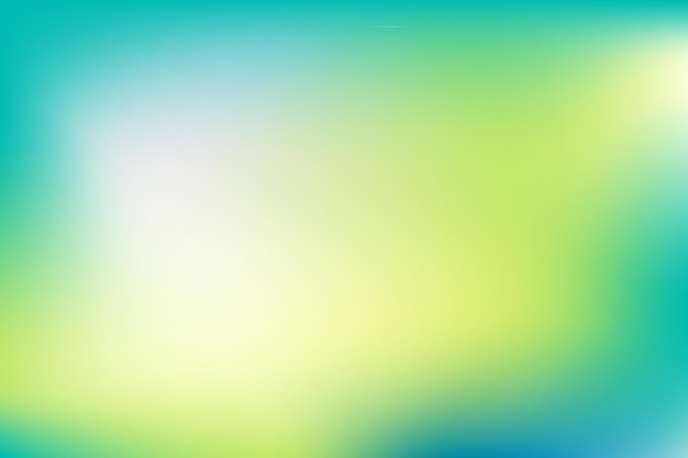 Vector gradient background vith green and blue tones Vector illustration