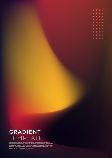 vector gradient cover background template