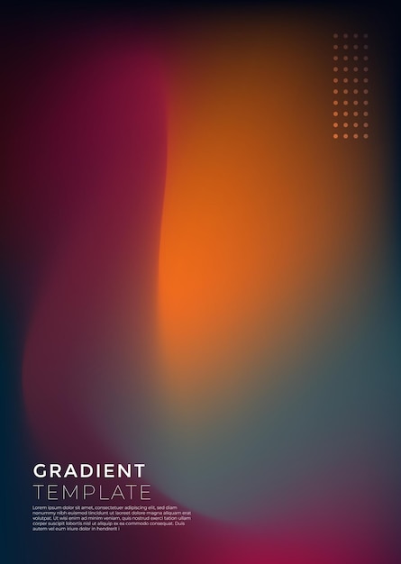 vector gradient cover background template