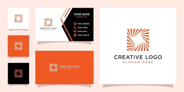 Vector graphic of abstract logo design template