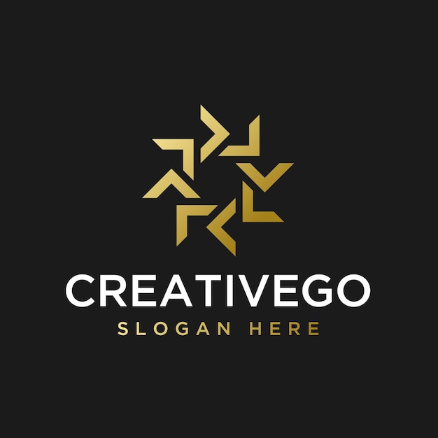 Vector graphic of abstract logo design template