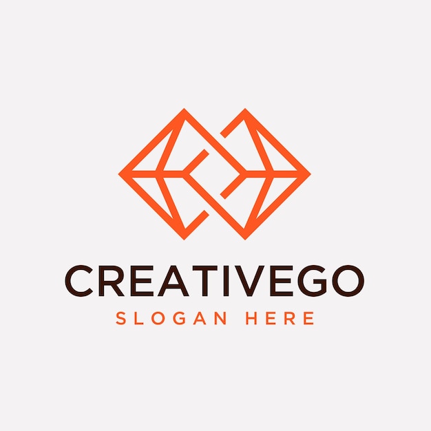 Vector graphic of abstract logo design template