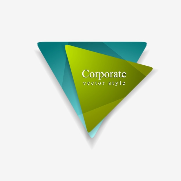 Vector vector graphic of abstract triangle shapes