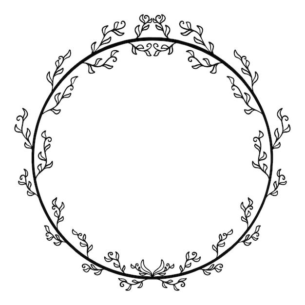 Vector Graphic Circle Frames