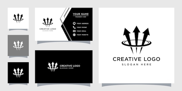 Vector graphic of financial logo design template