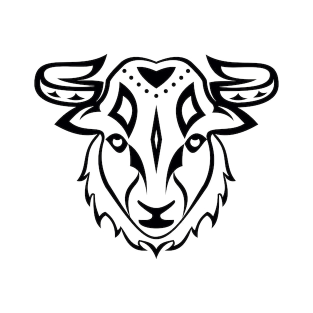 Vector graphic illustration of zodiac signs Taurus All zodiac signs in the concept of tattoos