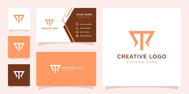 Vector graphic of letter T logo design template