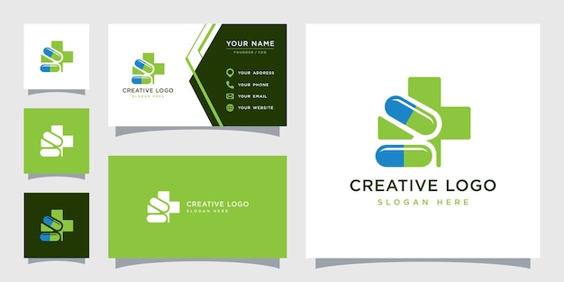 Vector graphic of medical logo design templat